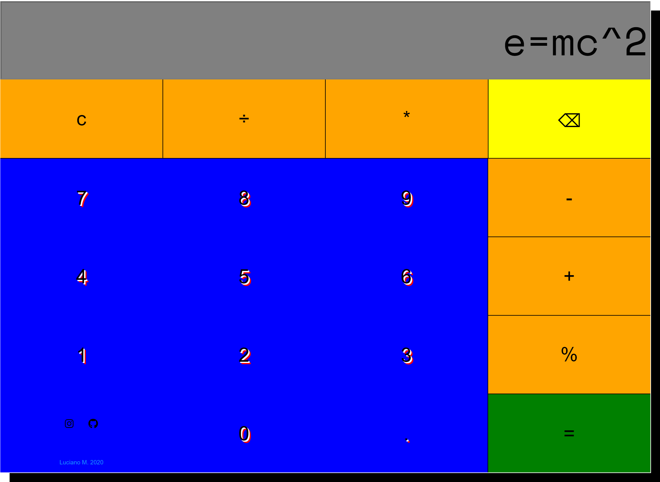 A calculator I made